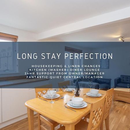 Dwellcome Home Ltd 2 King Beds West End Apt, Half Mile To Union Street Yet Quiet, Free Allocated Parking Space At Rear Entrance & Fast Wifi, Ideal For Long Term Contractor, Corporate, Etc Stays, Regular Housekeeping Option - See Our Site For Assuranc Αμπερντήν Εξωτερικό φωτογραφία